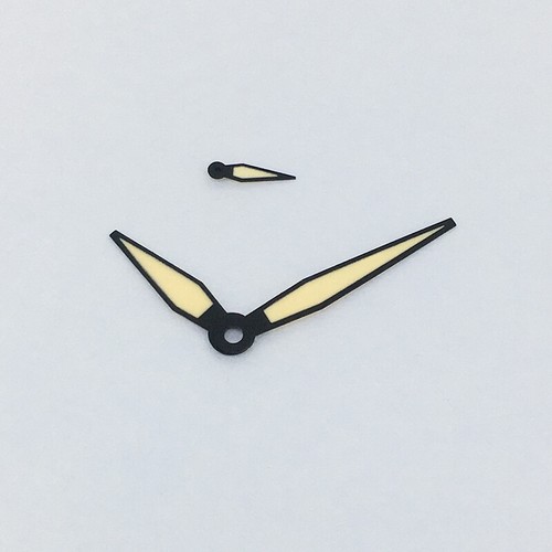 Aiguille d'accessoires de montre noire aiguille pour mouvement ETA3600/3620/6497/6498 - Photo 1/10