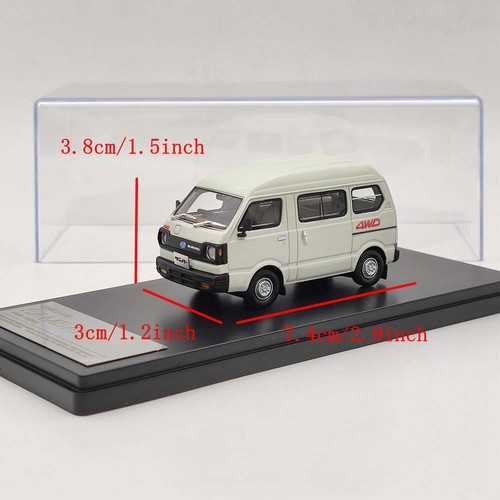 1/43 Hi-Story Subaru SAMBAR 4WD 1980 White HS340WH Resin Models Car Collection - Picture 6 of 6