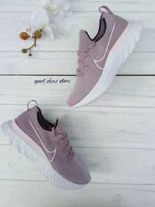 10 WOMEN'S NIKE REACT INFINITY RUN PLUM CHALK ROSE FLYKNIT CD4372-501 RUNNING | eBay