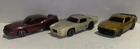 (3) 1969 Hot Wheels Redlines Sizzlers Trans Am Camaro & Firebird + Boss 302