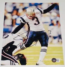STEPHEN GOSTKOWSKI AUTOGRAPHED 8X10 COLOR PHOTO (PATRIOTS) - BECKETT COA!