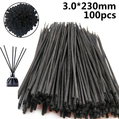 Lot De 100 Bâtons De Roseau Noir Parfum Oud/Agar - Recharge Déco & Diffuseur Maison