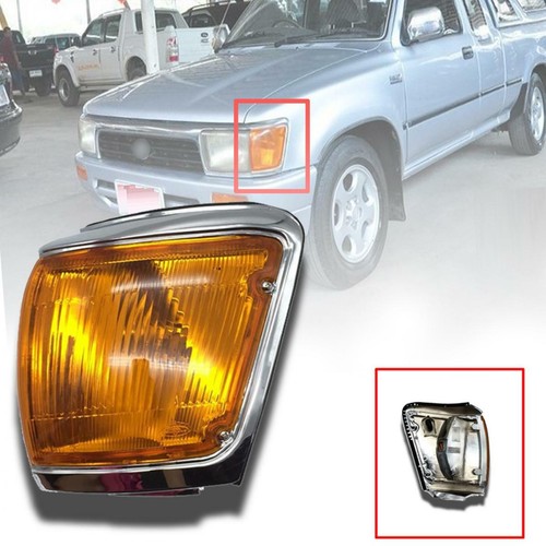 PAIR CHROME SIDE MIRROR COVER LED FOR TOYOTA HILUX MK3 SURF 89-97 LN85 LN105 PAIR CHROME SIDE MIRROR COVER LED FOR TOYOTA HILUX MK3 SURF 89-97 LN85 LN105
