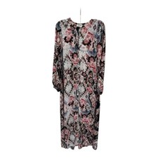 Show Me Your Mumu Women's Floral Maxi Dress Duster S Long Sleeve Party SI49
