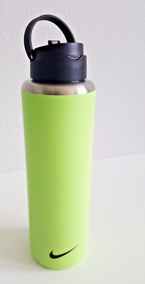 Nike Recharge Stainless Steel Straw Bottle (32 oz) Green