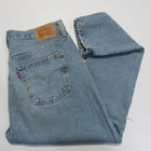 Levis 501 Distressed VTG Women’s Classic Straight Blue W29/L28 UK 11 SKU M17196]