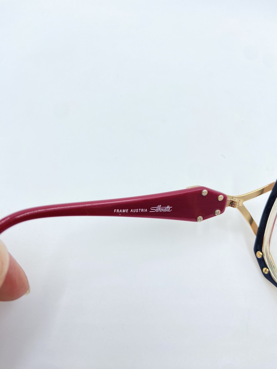 Silhouette Vintage Eyeglasses SPX M 1762 /25 C 1973 Fuchsia