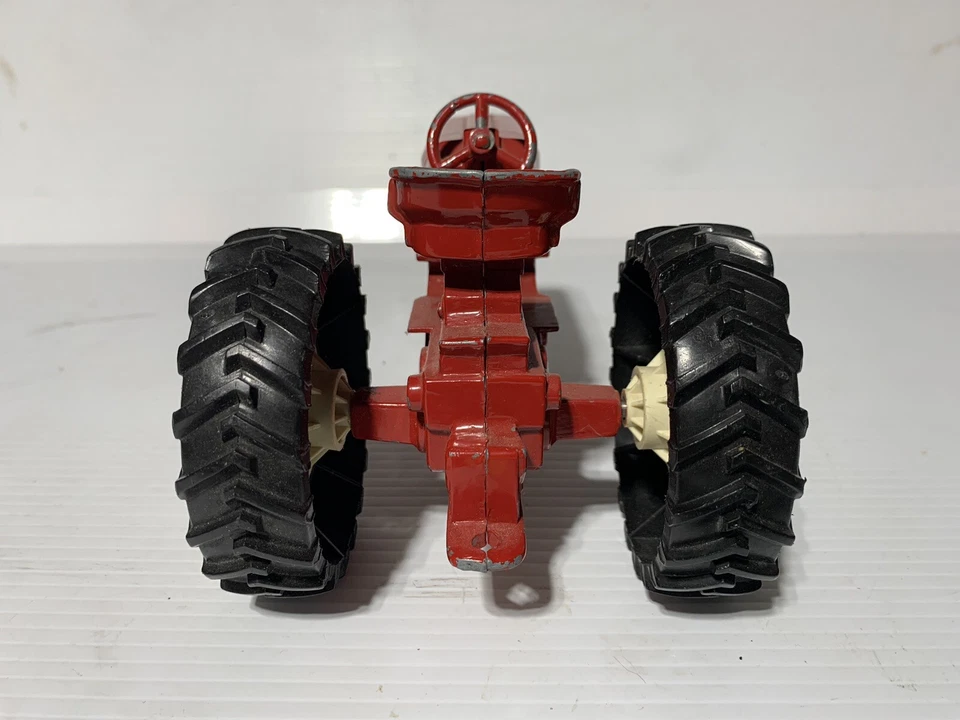 Vintage International Toy Red Farm Tractor Ertl Comp Working Steering USA Made! - Image 4 of 4
