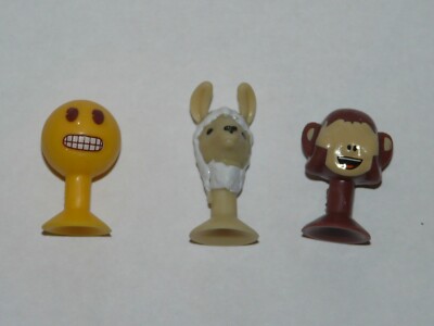 3 Stück Aldi Emojis Sammelfiguren, neuwertig-3