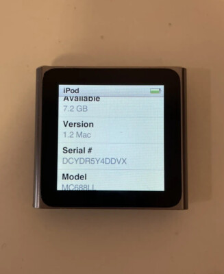 iPod nano 8GB Graphite 第6世代 【新品未使用未開封】 Amazon.com: Apple iPod Nano 8 GB 6th Generation (Graphite