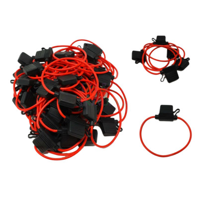 Inline Spritzwassergeschützter Blade Sicherungshalter für 12V 7,5A Sicherungen Auto 17AWG Kabel