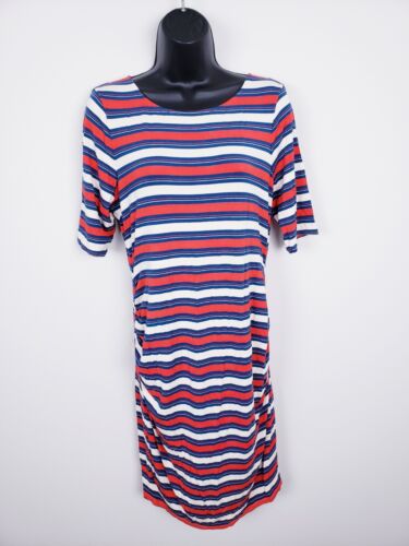 Rachel Zoe Pea in the Pod Maternity Dress M Red White Blue Stripe SS CLEARANCE