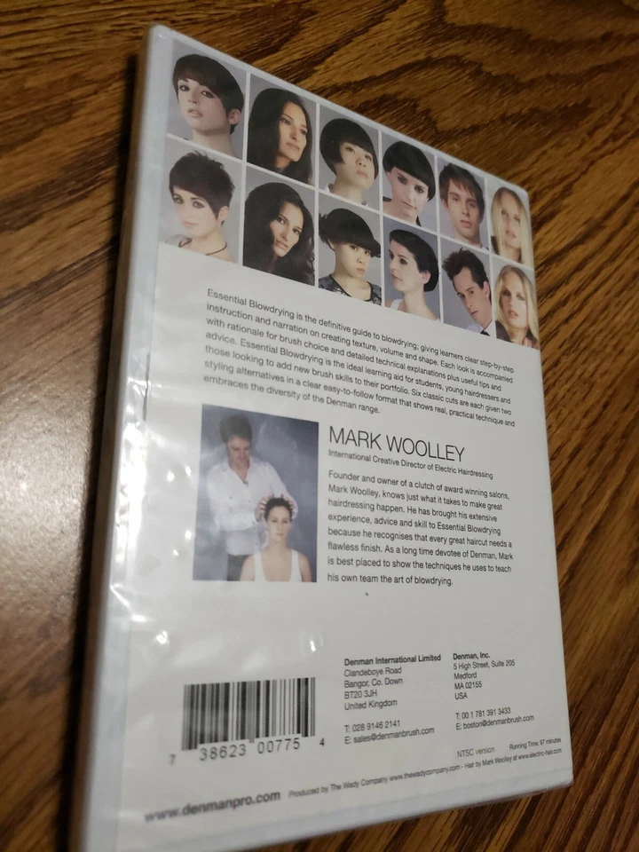 Denman Essential Blowdry DVD 工厂密封技术适用于商业造型 — 第 2/3 张图片