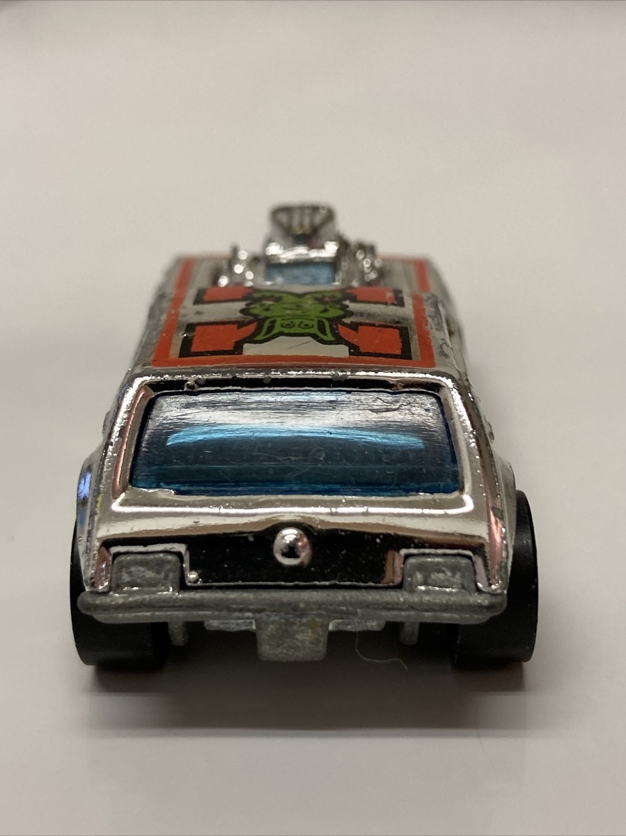 Hot Wheels Redline Gremlin Grinder 1974 Chrome Car Made in