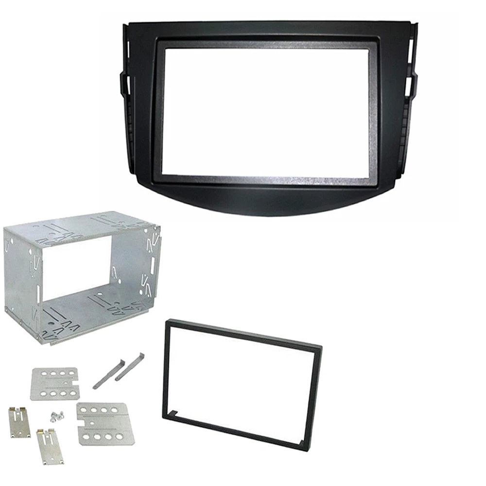 Mascherina autoradio KIT 2 DIN antracite Toyota Rav 4
