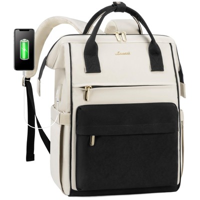 Laptop Backpack for Women 17 Inch Work Teacher Nurse Bag Large Capacity Busin...