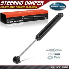 Front Side Steering Damper for Jeep Grand Cherokee 93-06 Chevy Silverado 2500 HD