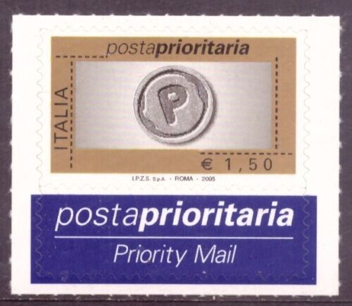 2005 Posta Prioritaria 1 Valore 1,50 Euro Catalogo 2907 MNH Italia Integro - Bild 1 von 1
