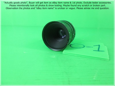 COSMICAR Television Lens 25mm 1:1.8 Vintage VTG