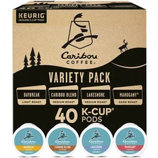 Caribou Coffee K-Cups 24/32/48/72/96 Capsules Pods lot KEURIG Roast ALL FLAVORS