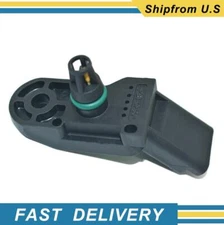 1X Manifold Pressure Sensor MAP For Citroen Peugeot C2 C3 206 307 407 0261230043