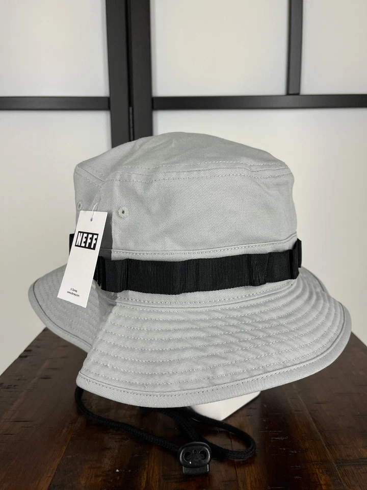 Disney x NEFF Boonie шляпа крышка молодежи серый Микки Маус хлопок поли смесь EST. 2002 - Изображение 4 из 4