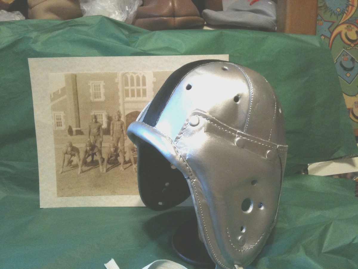 1940 Leather Oakland Raider eye patch Style Football helmet