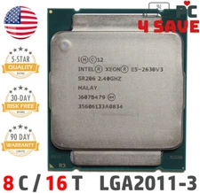 Intel Xeon E5-2630 V3 SR206 2.40GHz 20M 8-Core LGA 2011-3 Server Processor 85W
