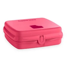 Tupperware Sandwich Keeper Pink  New! Ships Free!
