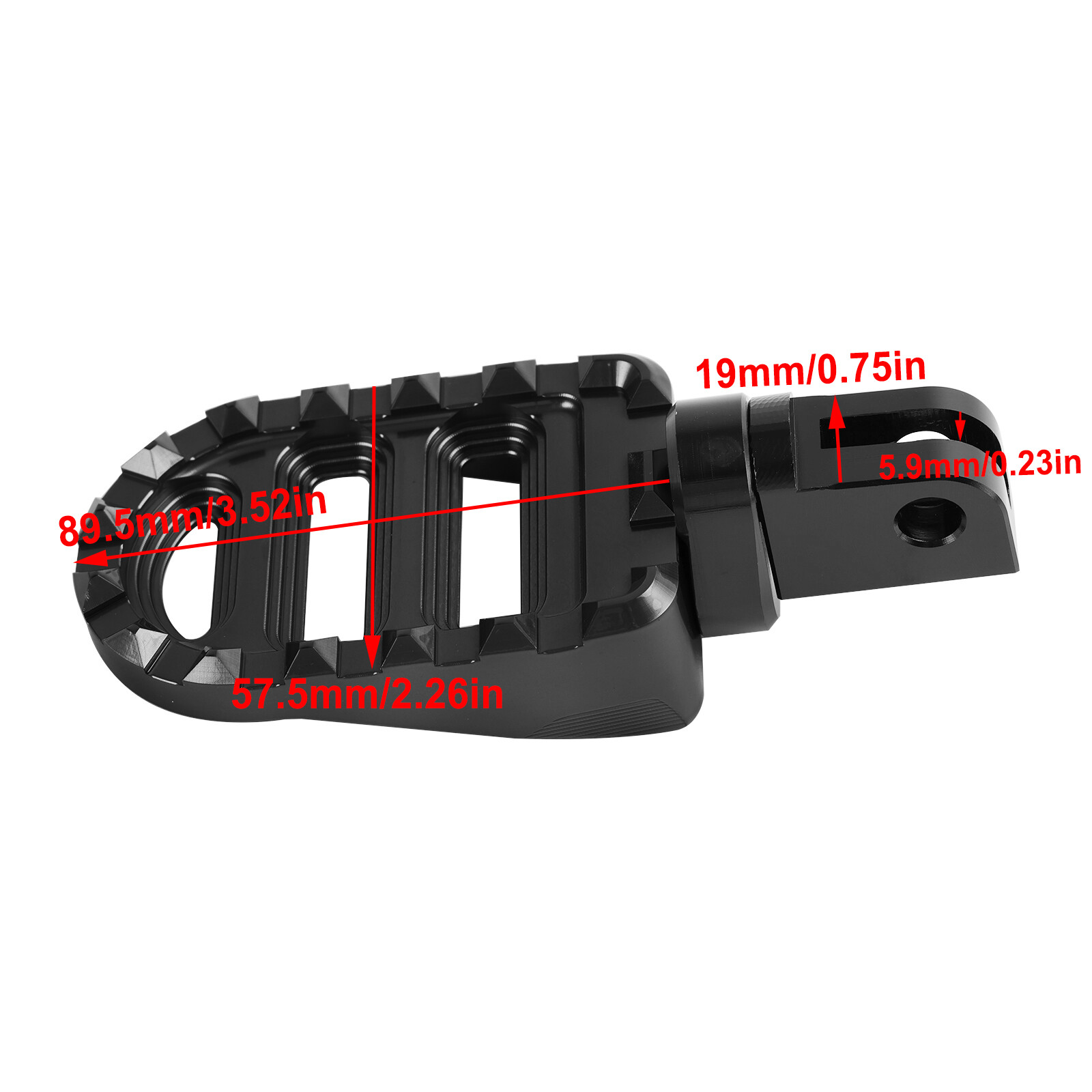 Front Footrests Foot Peg fit for INTERCEPTOR 650 CONTINENTAL 650 2019