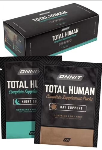 Total Human Day and Night Vitamin Packs for Men and Women,Capsule, 30-Day SEALED