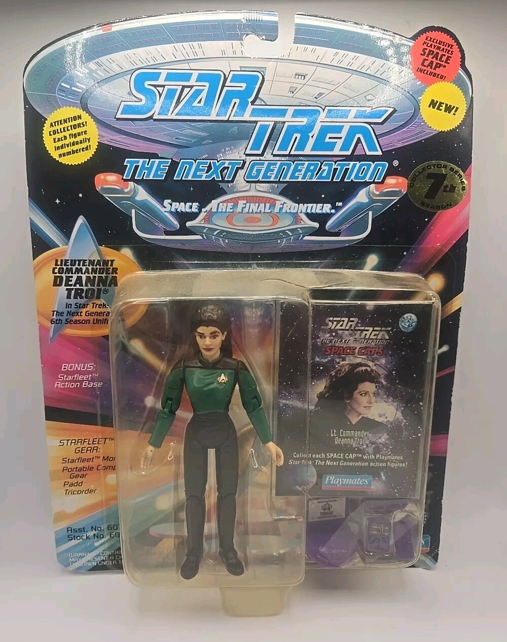 1994 Playmates Star Trek The Next Generation Lt. Commander Deanna Troi Figure