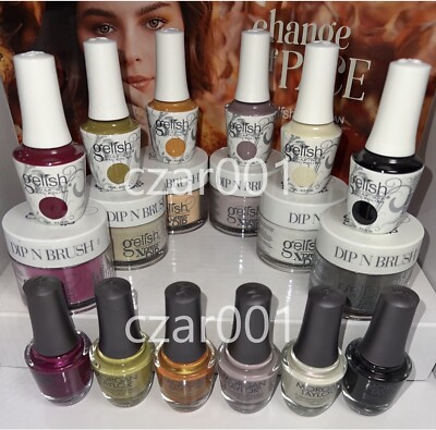GELISH /MORGAN /XPRESS DIP - FALL 2023 - CHANGE OF PACE - YOUR CHOICE!