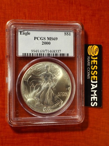 2023 $1 American Silver Eagle – PCGS MS69 Blue Label (1 Oz .999 Silver)