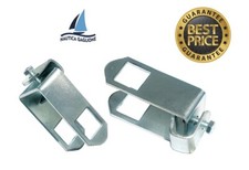 STAFFA DI FISSAGGIO RULLO LATERALE PER CARRELLI TRASPORTO BARCA GOMMONE 60X60 