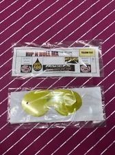 Rip n Roll MX Replacment Lens Yellow Tint Tear Off Lens Motocross Goggles