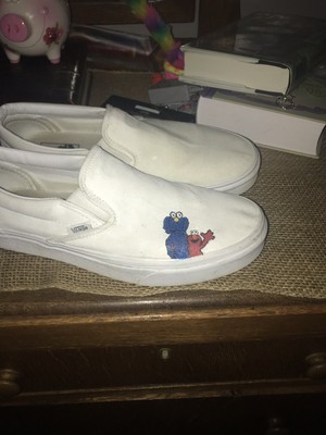 kaws vans slip on