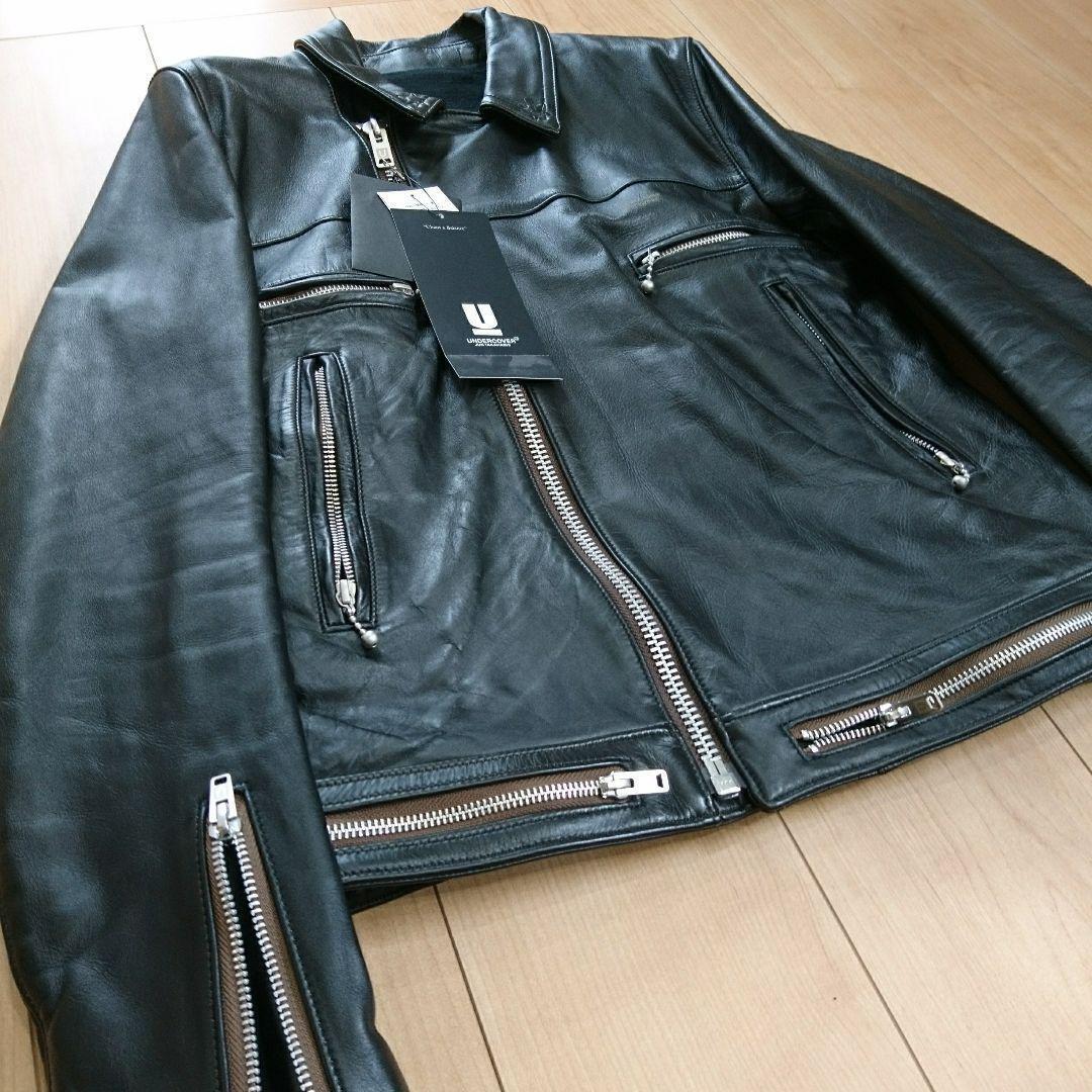 ジャケット・アウター undercoverism leather ridersjacket undercoverism leather ridersjacket