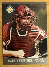 1991 Fleer Ultra Darrin Fletcher Rookie Prospects Card #377 Phillies Catcher VG. rookie card picture
