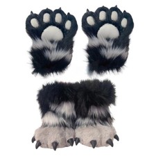 Fursuit Sheep Shoes Furry Boots Cosplay Animal Shoes Cat Prop Beast Claw Shoes