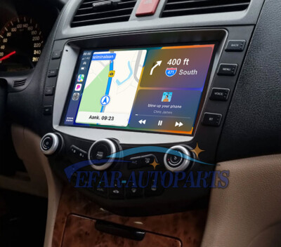 For Honda Accord 2003-2007 Carplay Android 14 Car Stereo Radio GPS Navi BT