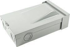 Fused A/C Disconnect Switch, Pull Out, Metal Box, 120/240VAC, 60-Amp, 1-Phase, 3