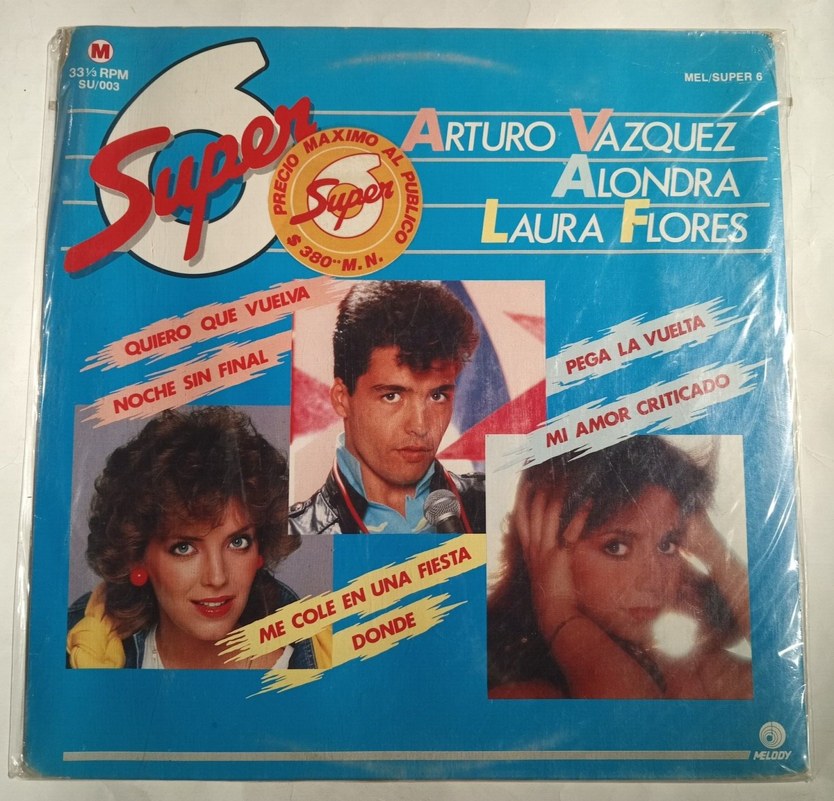 SUPER 6, FEAT. ARTURO VAZQUEZ / ALONDRA / LAURA FLORES, 1984