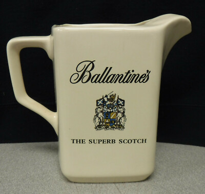 Vintage Ballantine's Pub Jug Bar Pitcher ''The Supurb Scotch''