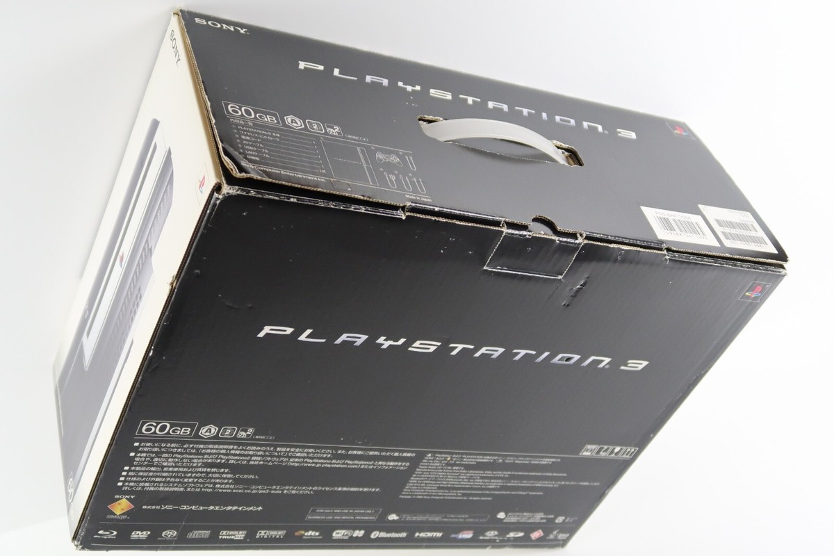 Sony PlayStation 3 PS3 CECHA00 60GB First Black Model Sony PlayStation 3 PS3 CECHA00 60GB First Black Model
