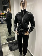 STEFANO RICCI Black Jogging Suit Size 50 / M 100 Authentic  New 