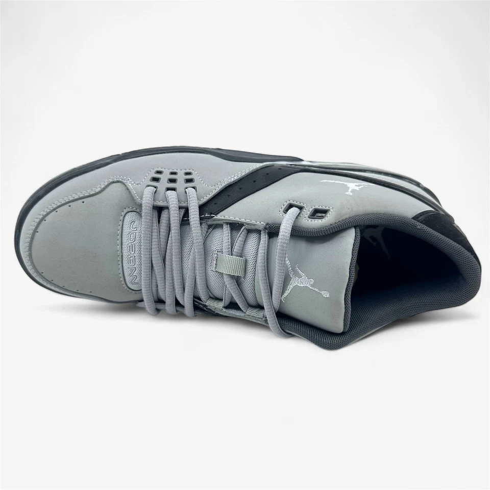 Tênis esportivo masculino Jordan Flight 23 cinza lobo platina pura preto - Imagem 4 de 4