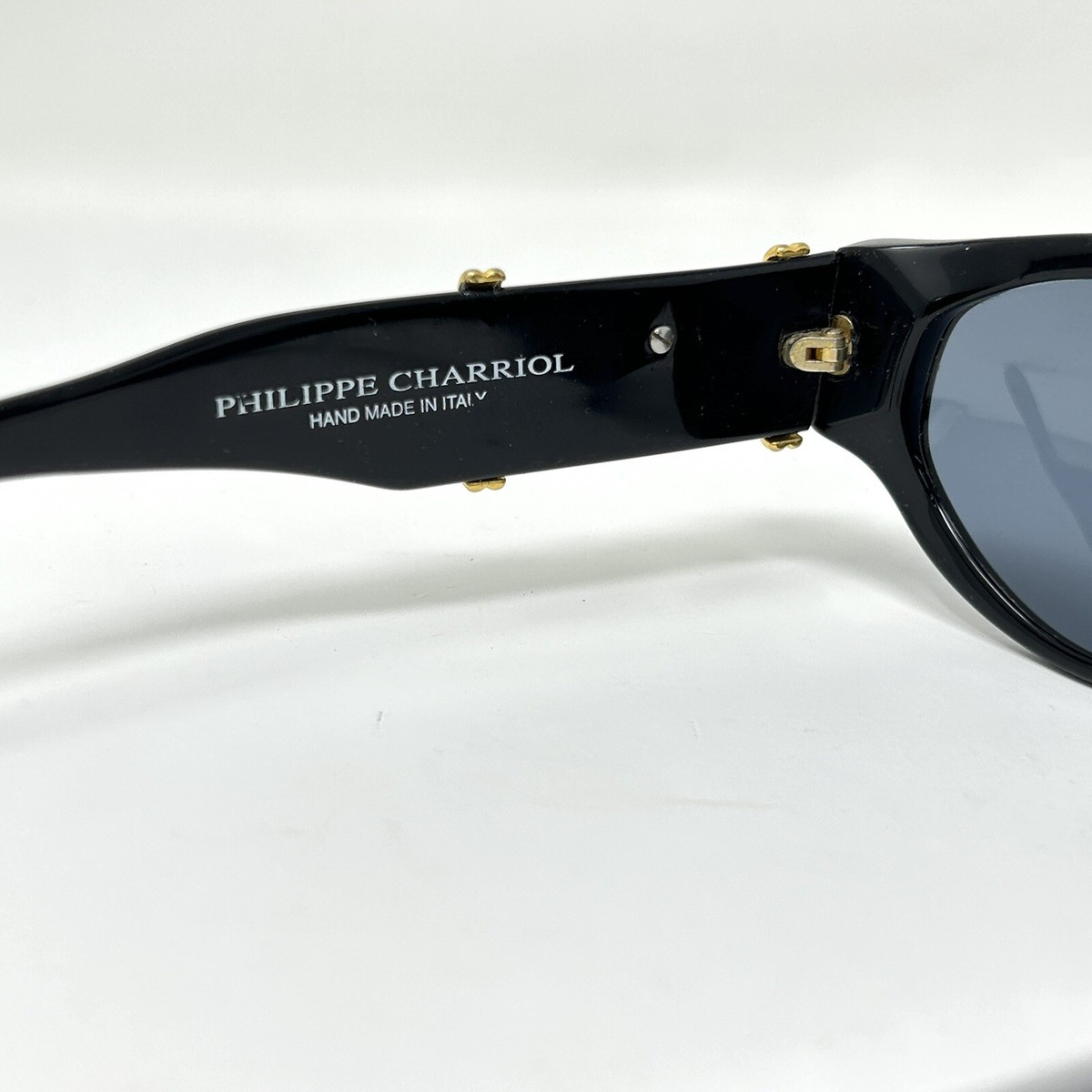 Philippe Charriol Sunglasses A 62A 5540 Black gold Handmade  display picture 1