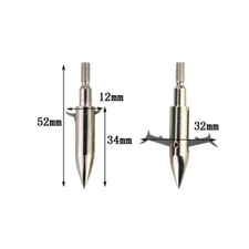 Archery Hunting Fishing Blade Broadheads Bowfishing Tips Points Practice Bows