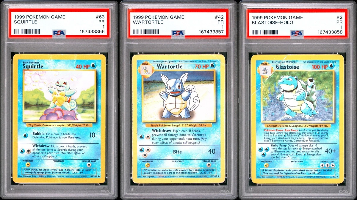 Blastoise Pokémon TCG Professional Sports Authenticator (PSA